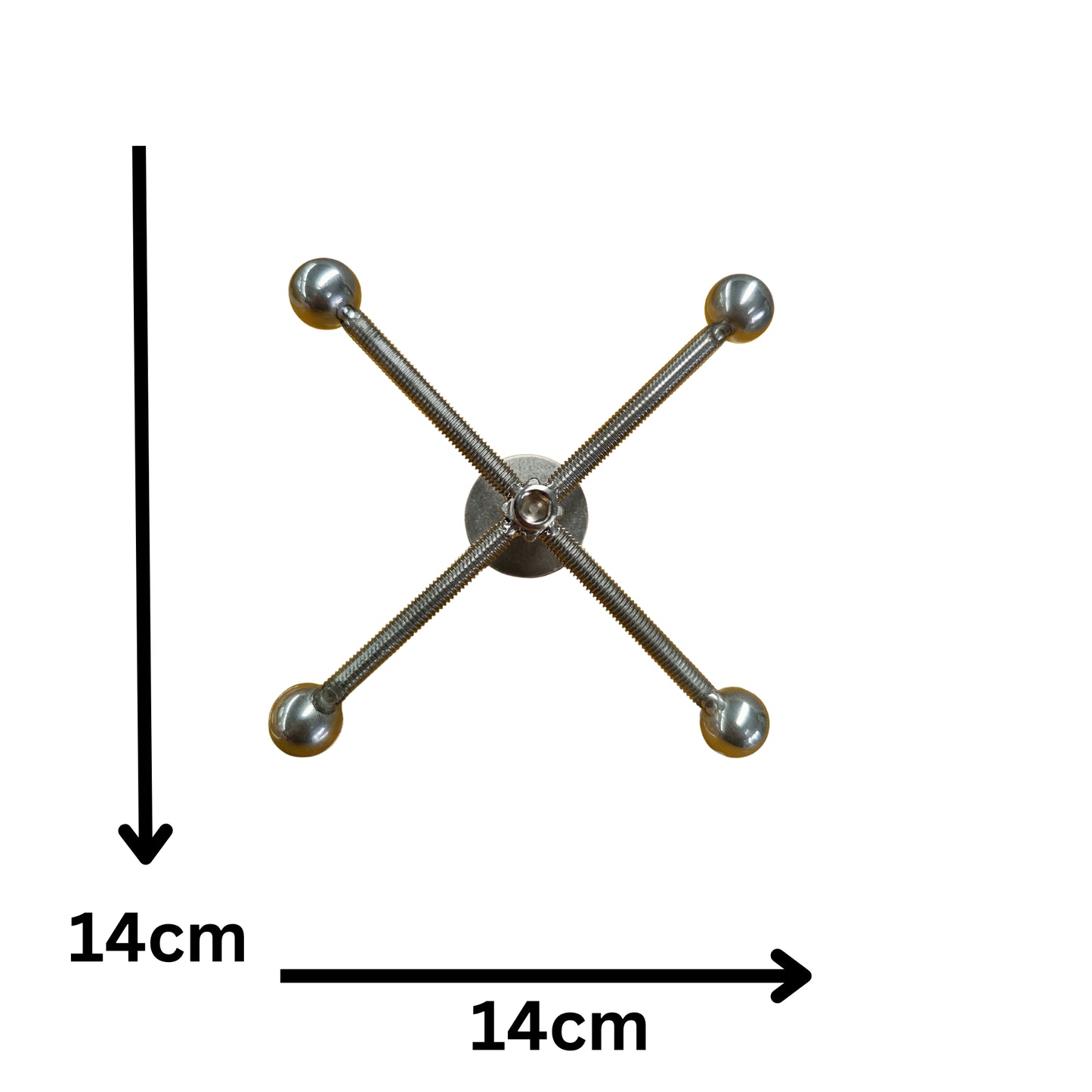 measurements of the 4 way spinner bird toy