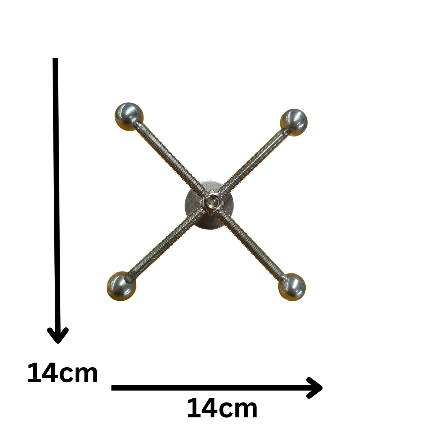 measurements of the 4 way spinner bird toy