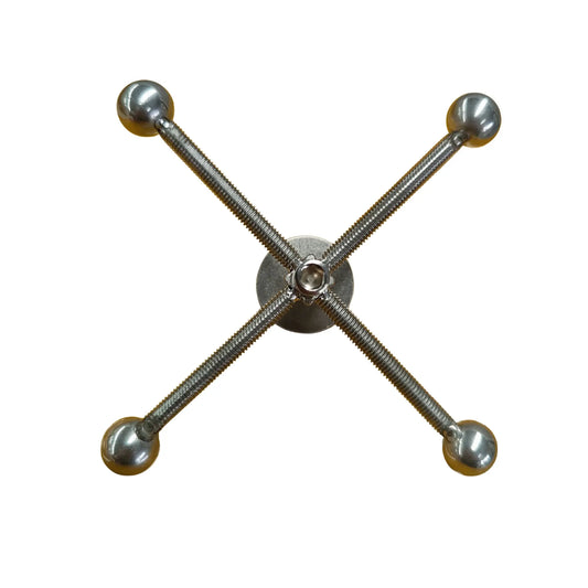 4 way stainless steel spinner bird toy