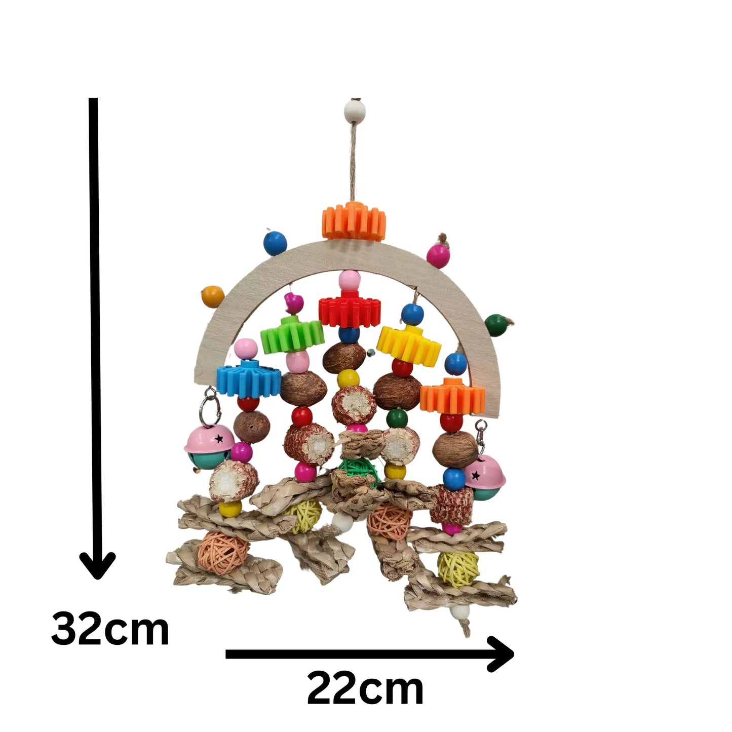 Arch Play Bird Toy Lou Lou Bells Bird Toys