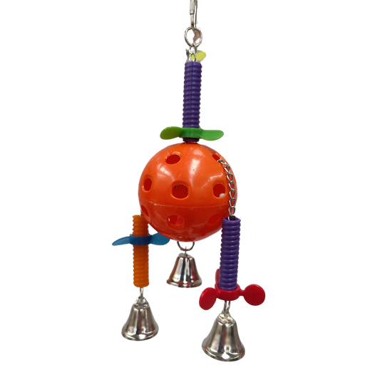 Ball with Hanging Spinners Bird Toy Lou Lou Bells Bird Toys
