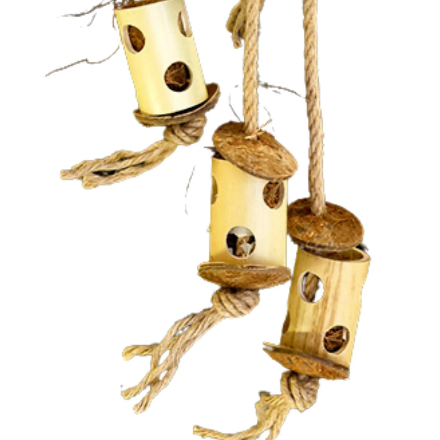 Bamboo Climb and Forage Bird Toy Lou Lou Bells Bird Toys