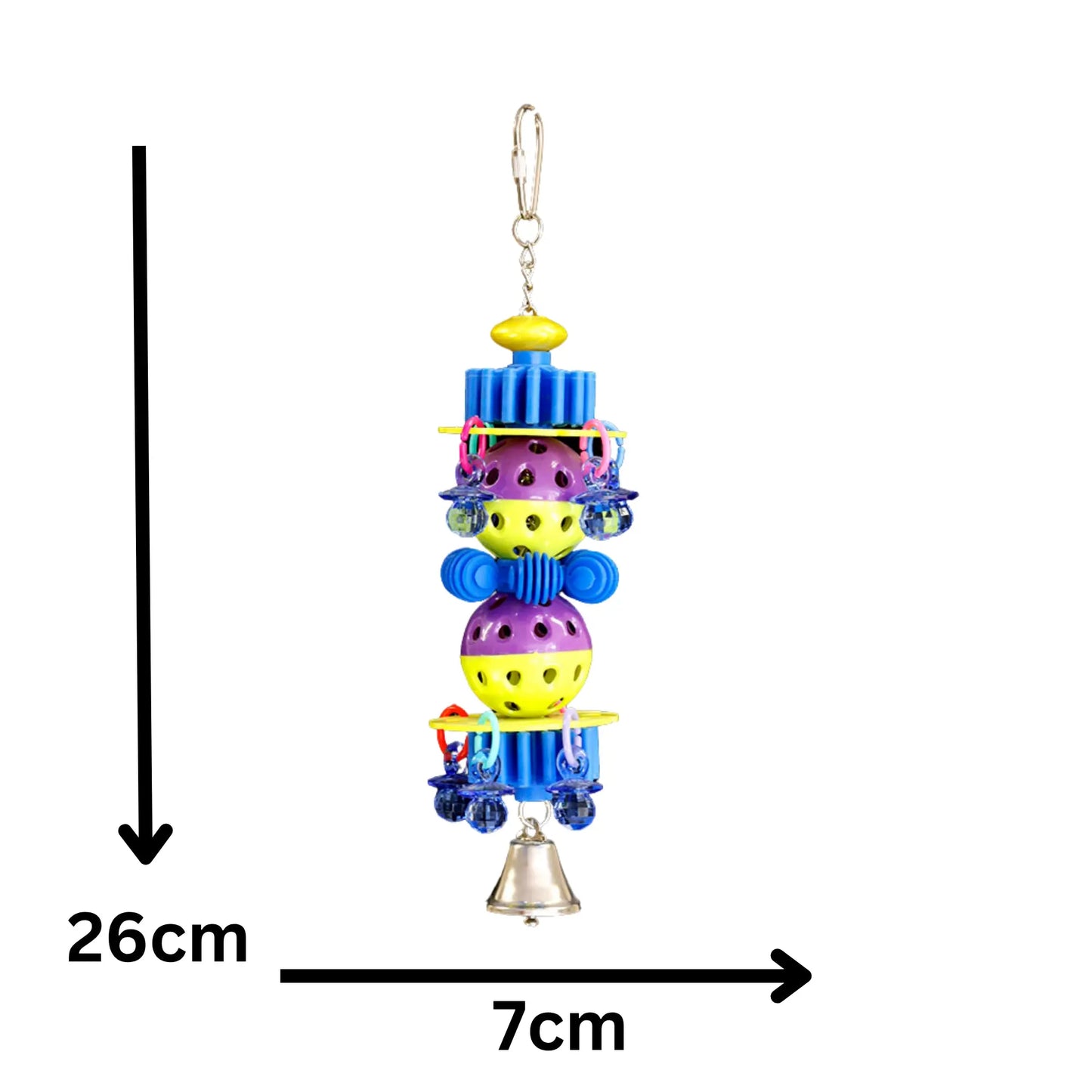 Balls Bling and Bell Bird Toy Lou Lou Bells Bird Toys