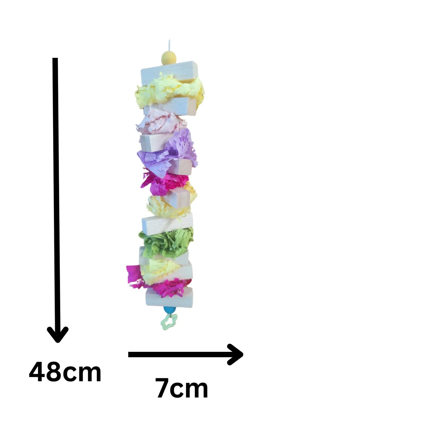 Balsa Tower Bird Toy Lou Lou Bells Bird Toys