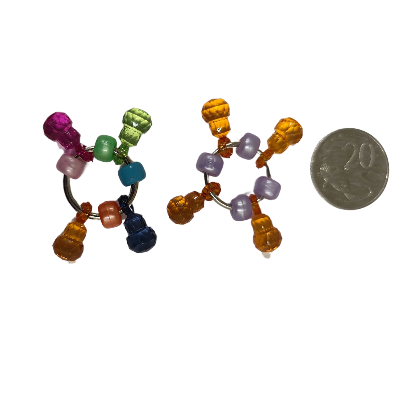 Bling Ring Foot Toy x2 Lou Lou Bells Bird Toys