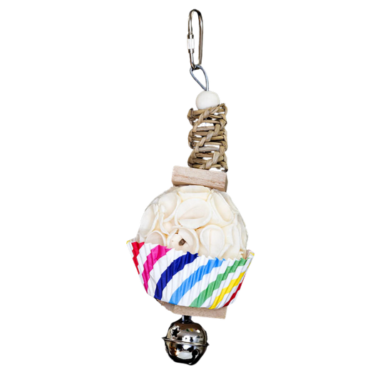 Cup Cake Bird Toy Lou Lou Bells Bird Toys