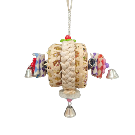 Cymbal Shredable Bird Toy Lou Lou Bells Bird Toys