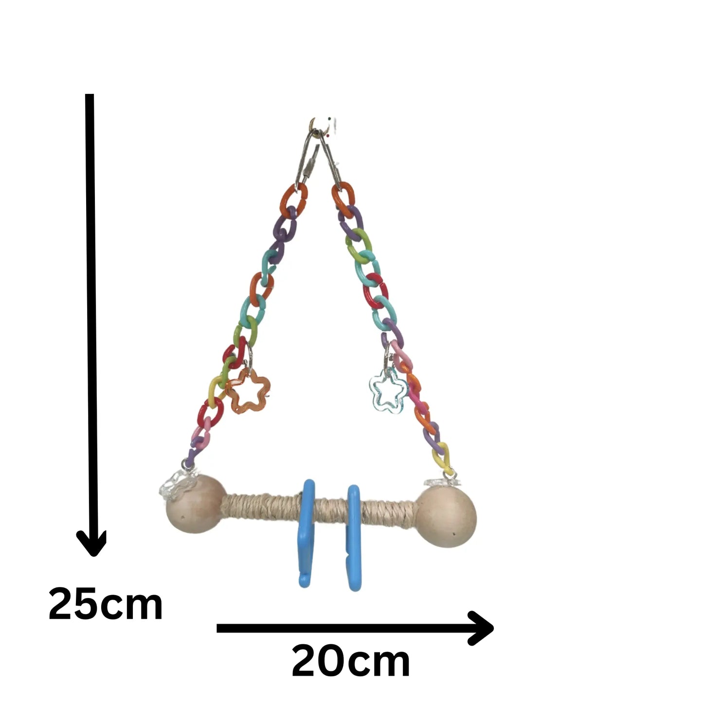 Chain Swing Bird Toy Lou Lou Bells Bird Toys