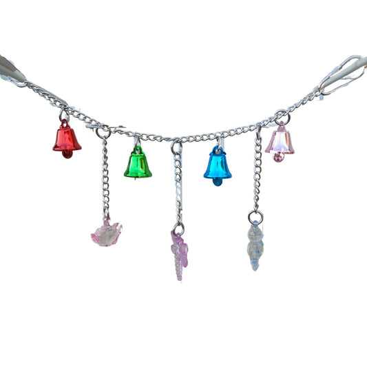Chain with Bells and Assorted Beads Bird Toys Lou Lou Bells Bird Toys