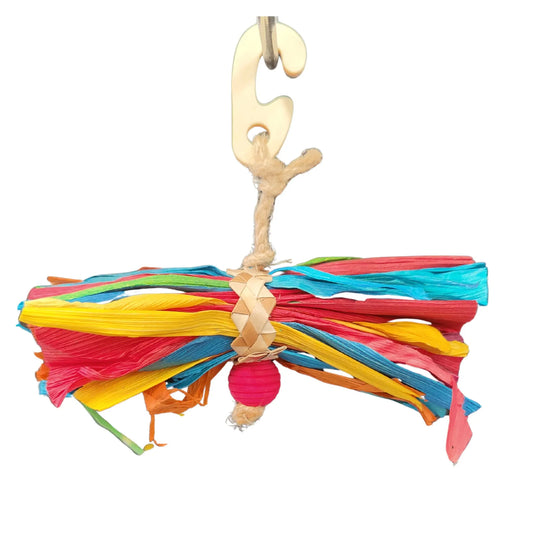 shredable bow bird toy