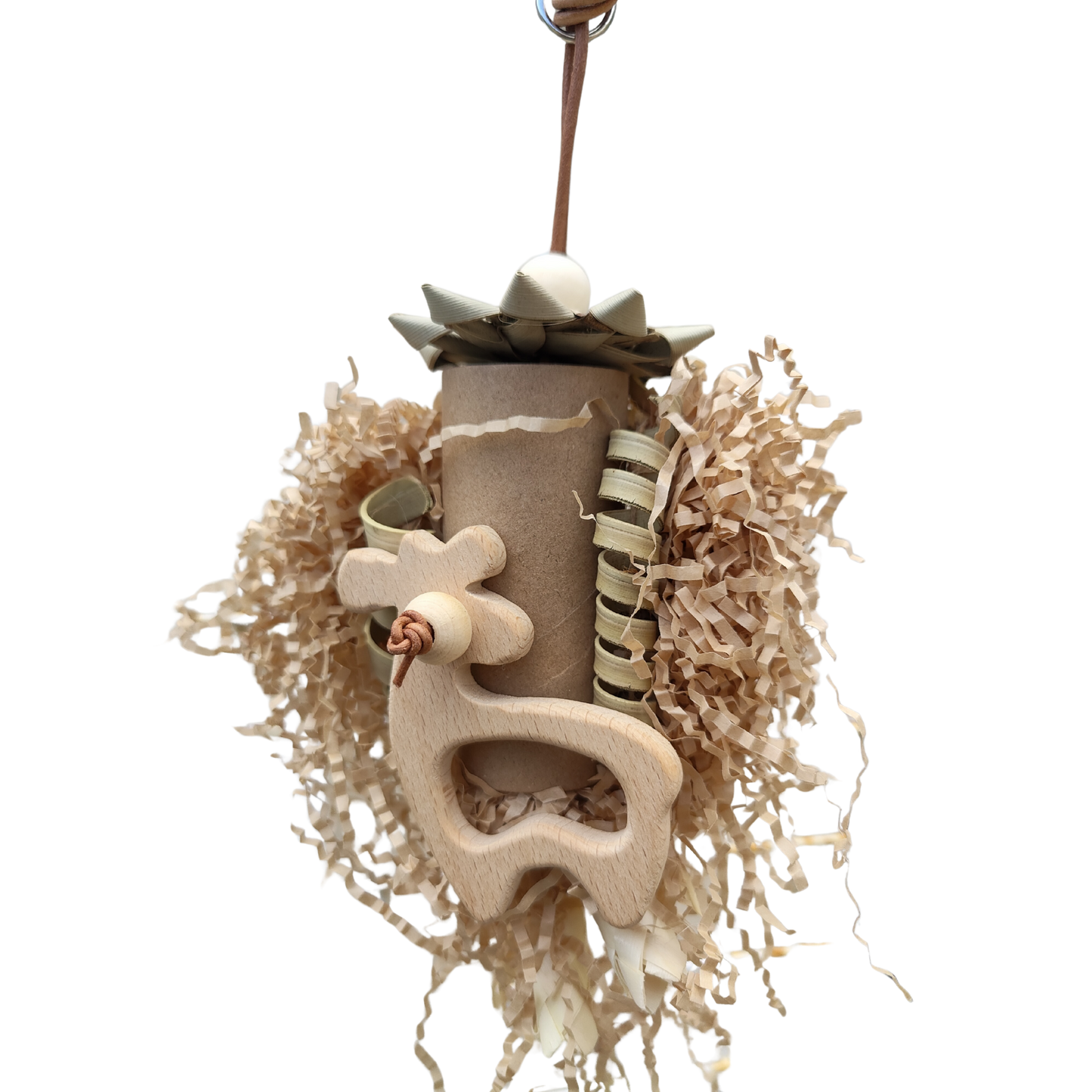 Cow Tube Bird Toy Lou Lou Bells Bird Toys