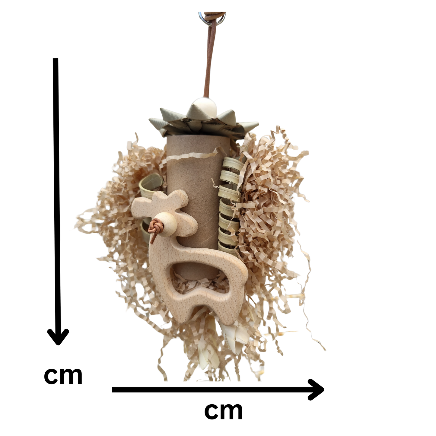 Cow Tube Bird Toy Lou Lou Bells Bird Toys