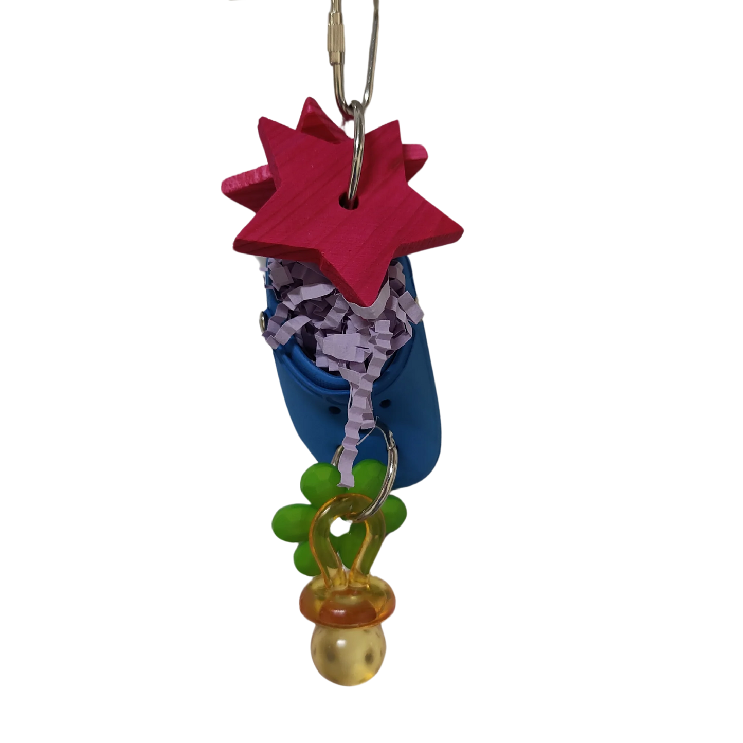 Croc with Stars Bird Toy Lou Lou Bells Bird Toys