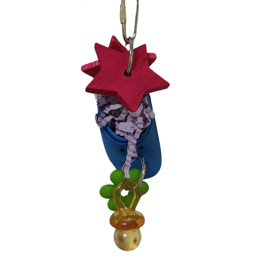 Croc with Stars Bird Toy Lou Lou Bells Bird Toys