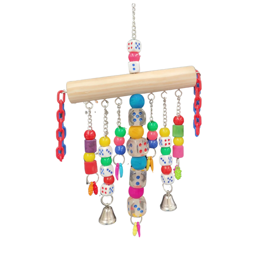 Dangly Dice Bird Toy Lou Lou Bells Bird Toys