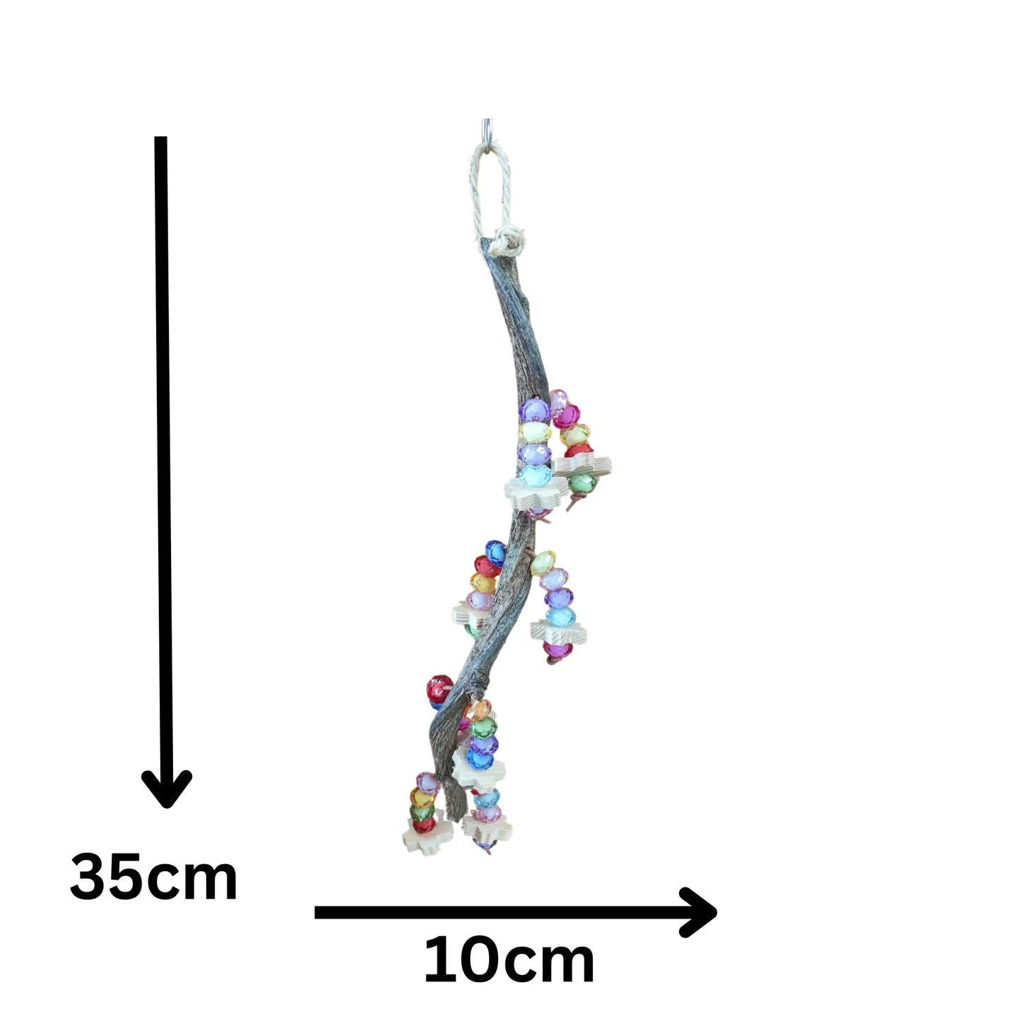 Dangling Branch Bird Toy Lou Lou Bells Bird Toys