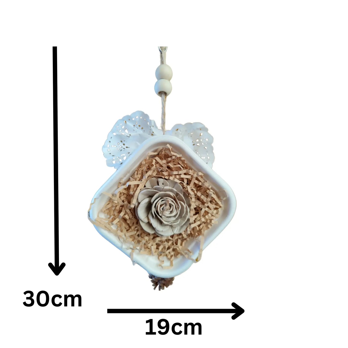 Diamond Rose Bird Toy Lou Lou Bells Bird Toys