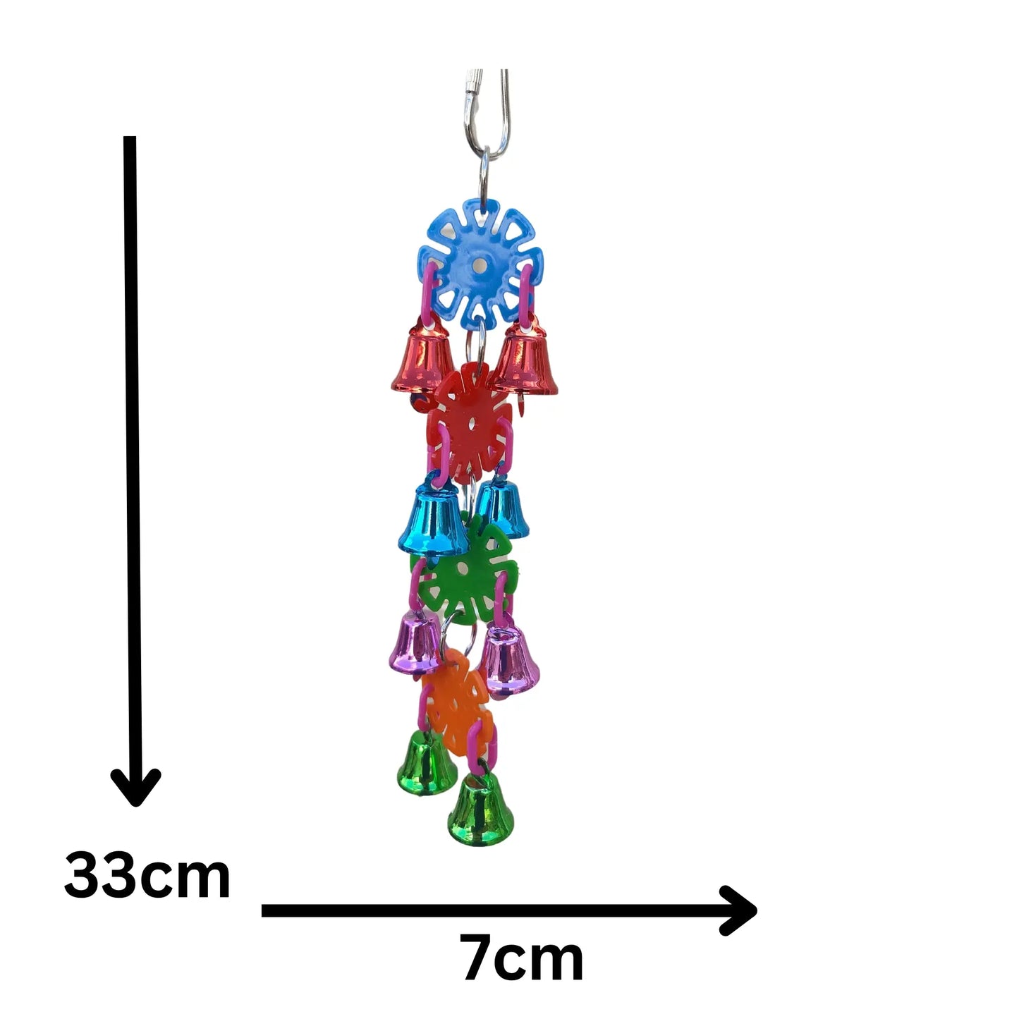 Discs and Bells Bird Toy Lou Lou Bells Bird Toys