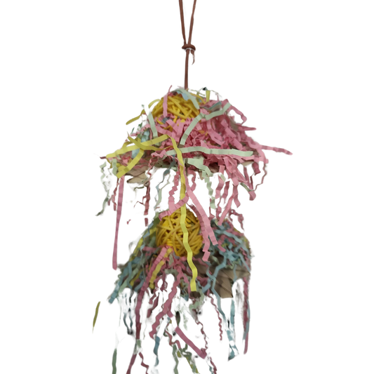 Double Flower Bird Toy Lou Lou Bells Bird Toys