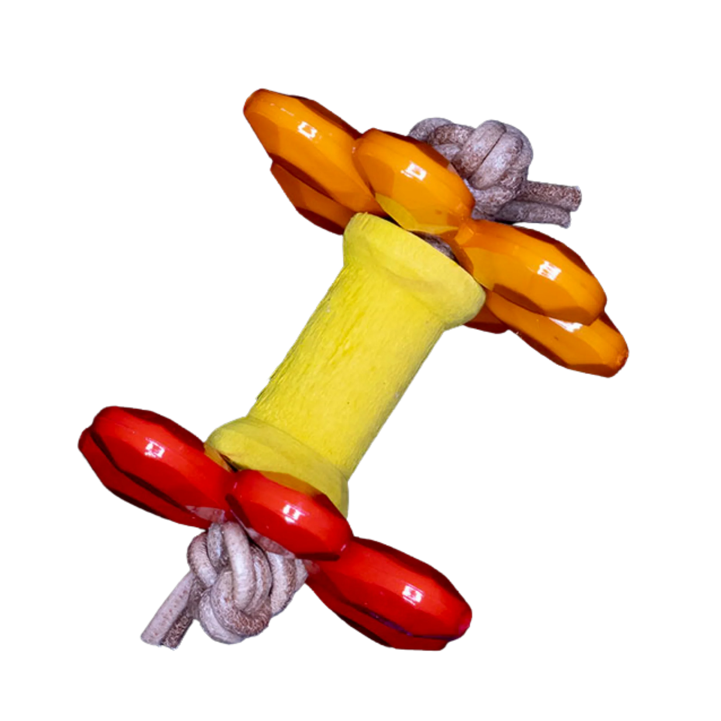 Flower Spindle Bird Foot Toy Lou Lou Bells Bird Toys