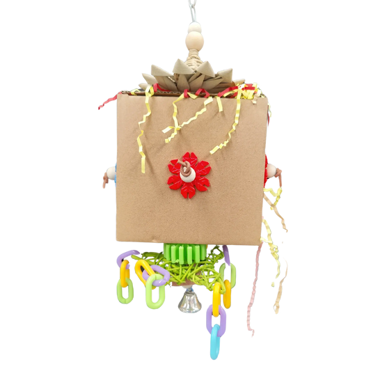 Fun Chew Box Bird Toy Lou Lou Bells Bird Toys