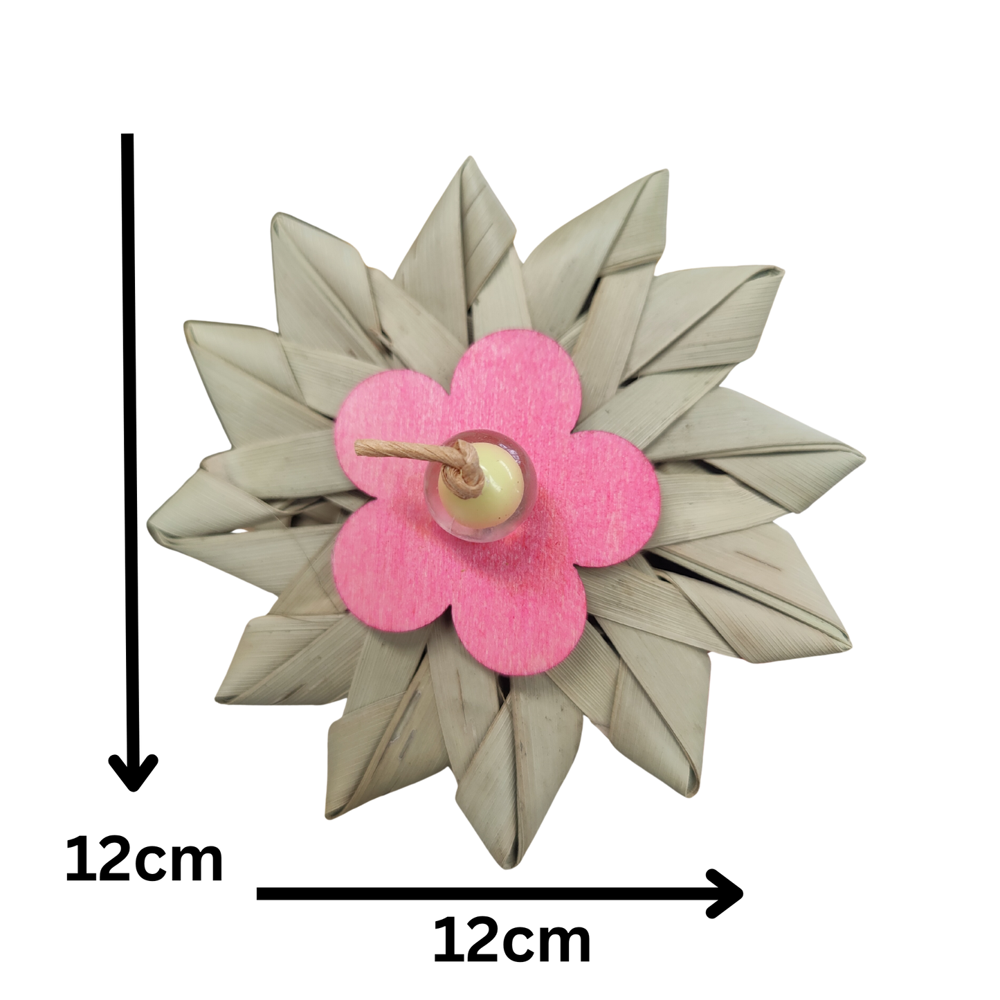 measurements of Palm Flower Foot Toy Lou Lou Bells Bird Toy