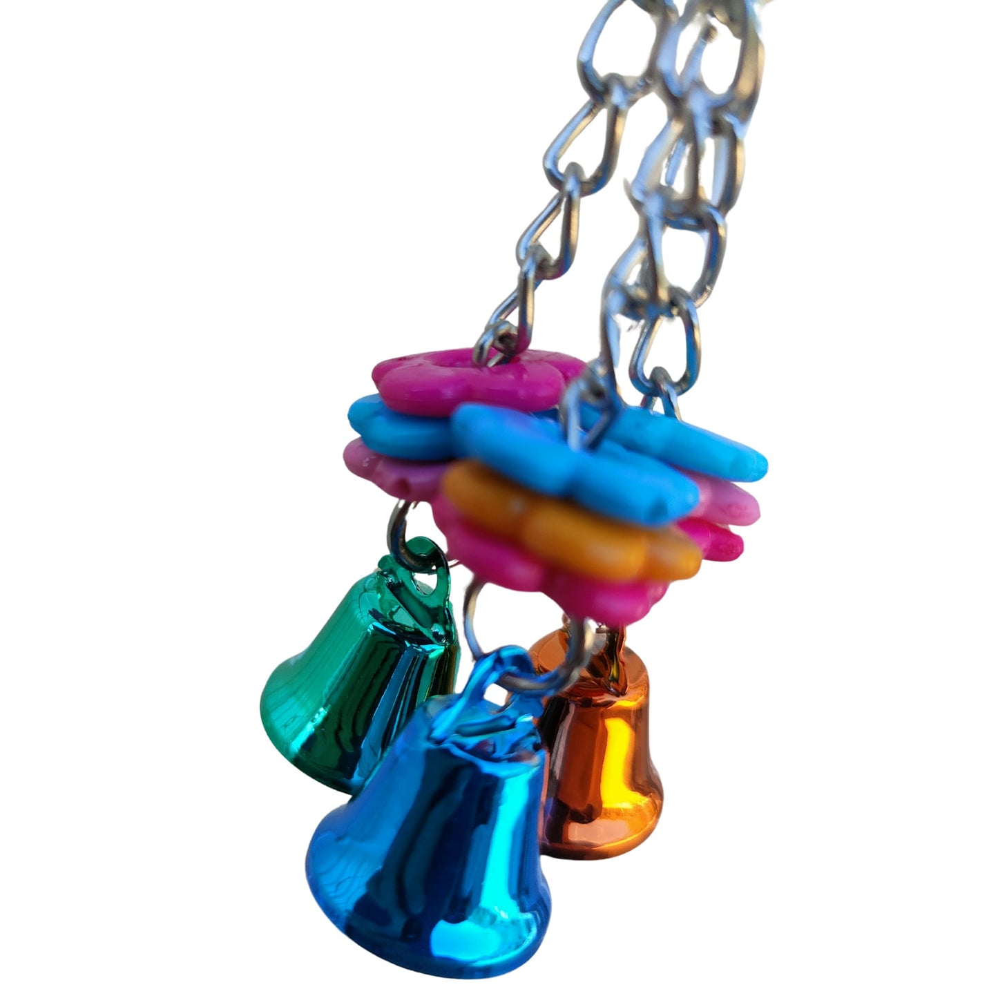 Small Flowers and Bells Bird Toy Lou Lou Bells Bird Toys
