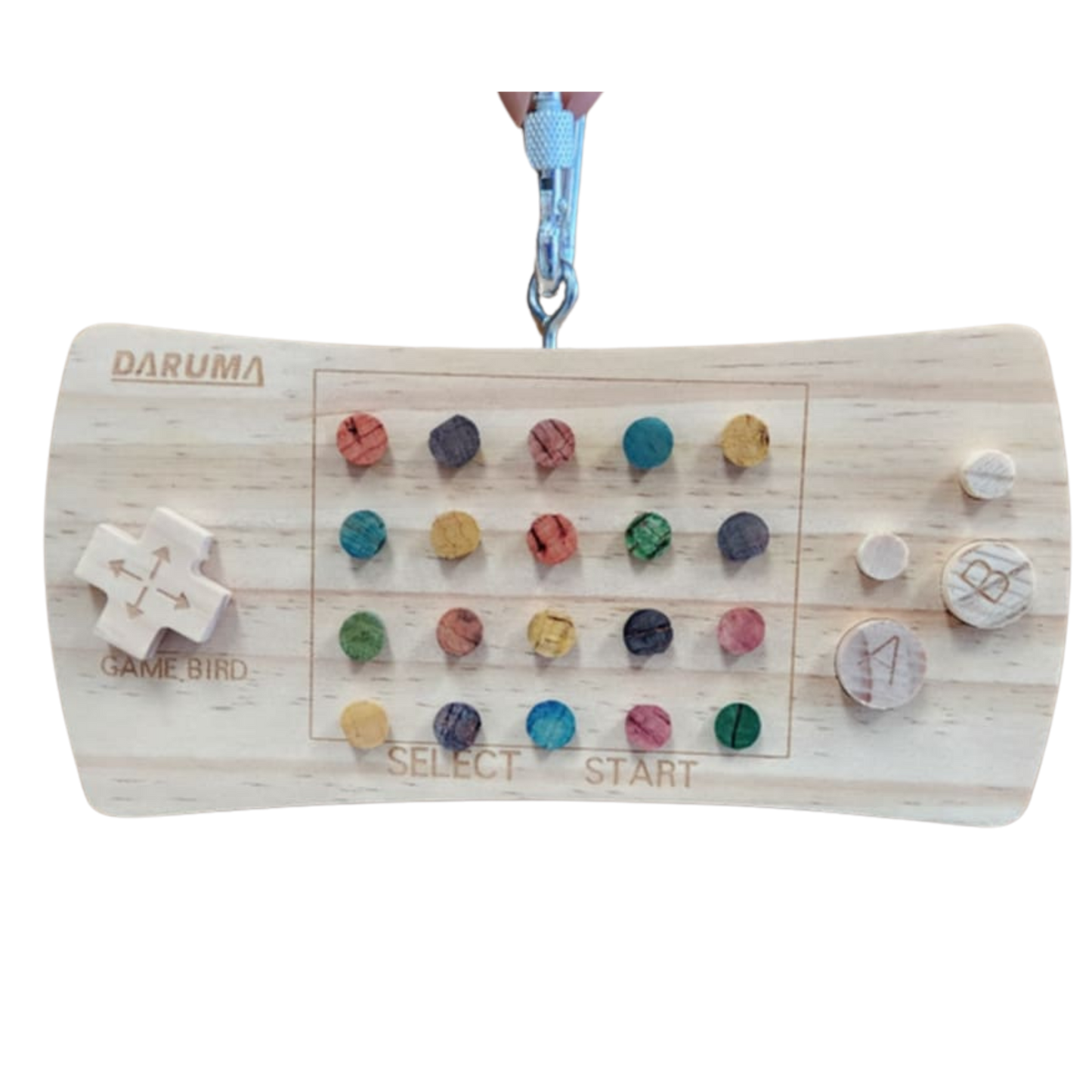 wood game console bird toy