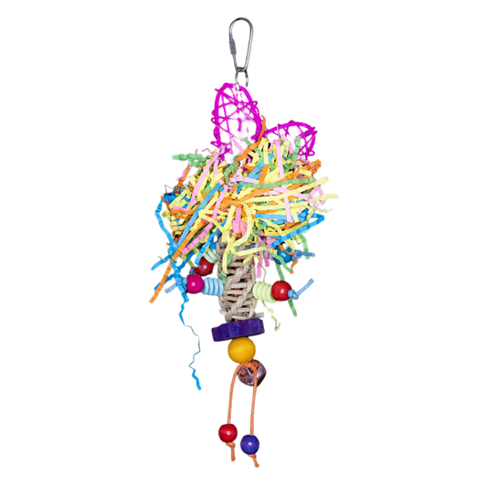 Heart Shred Bird Toy Lou Lou Bells Bird Toys