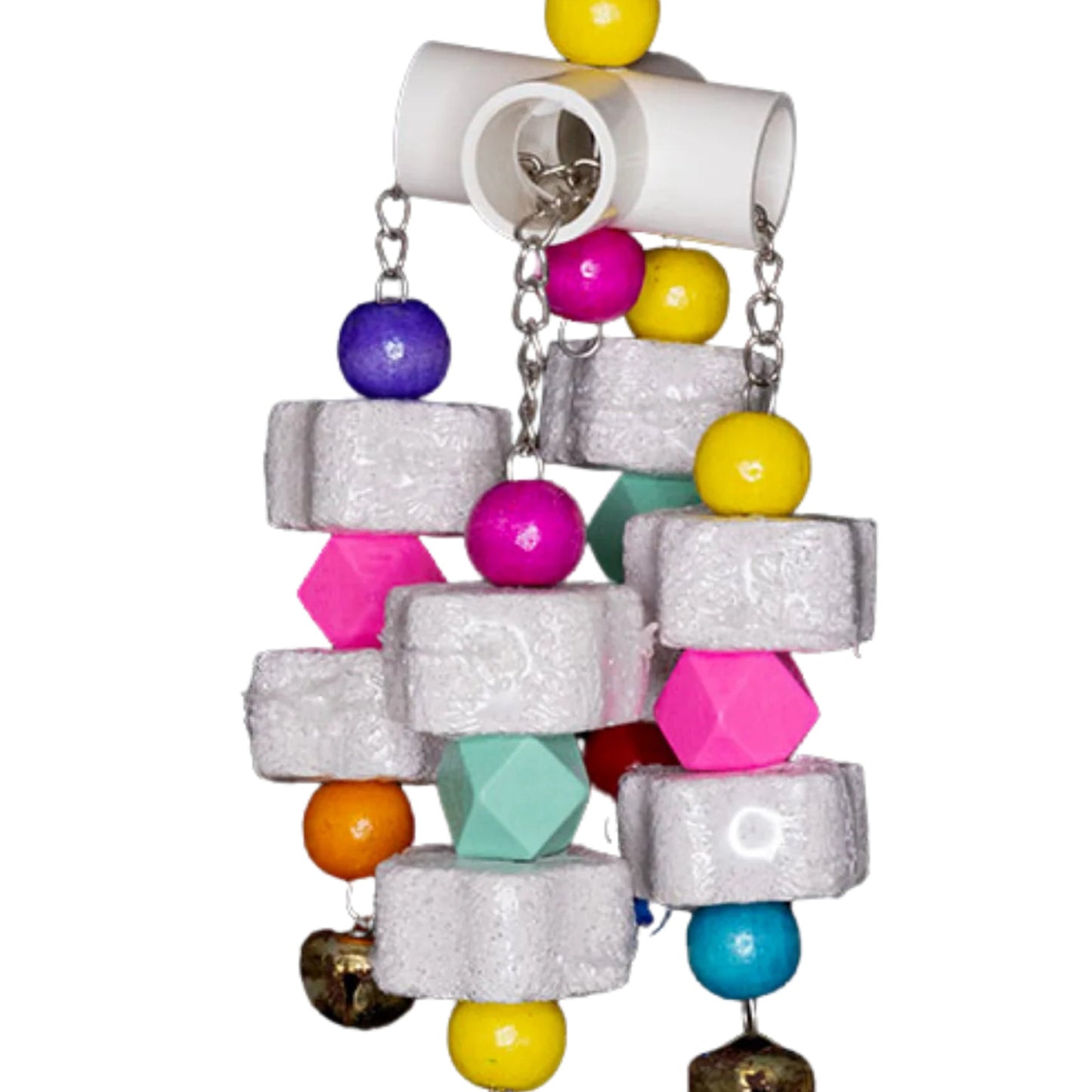 Hanging Calcium Chew Bird Toy Lou Lou Bells Bird Toys