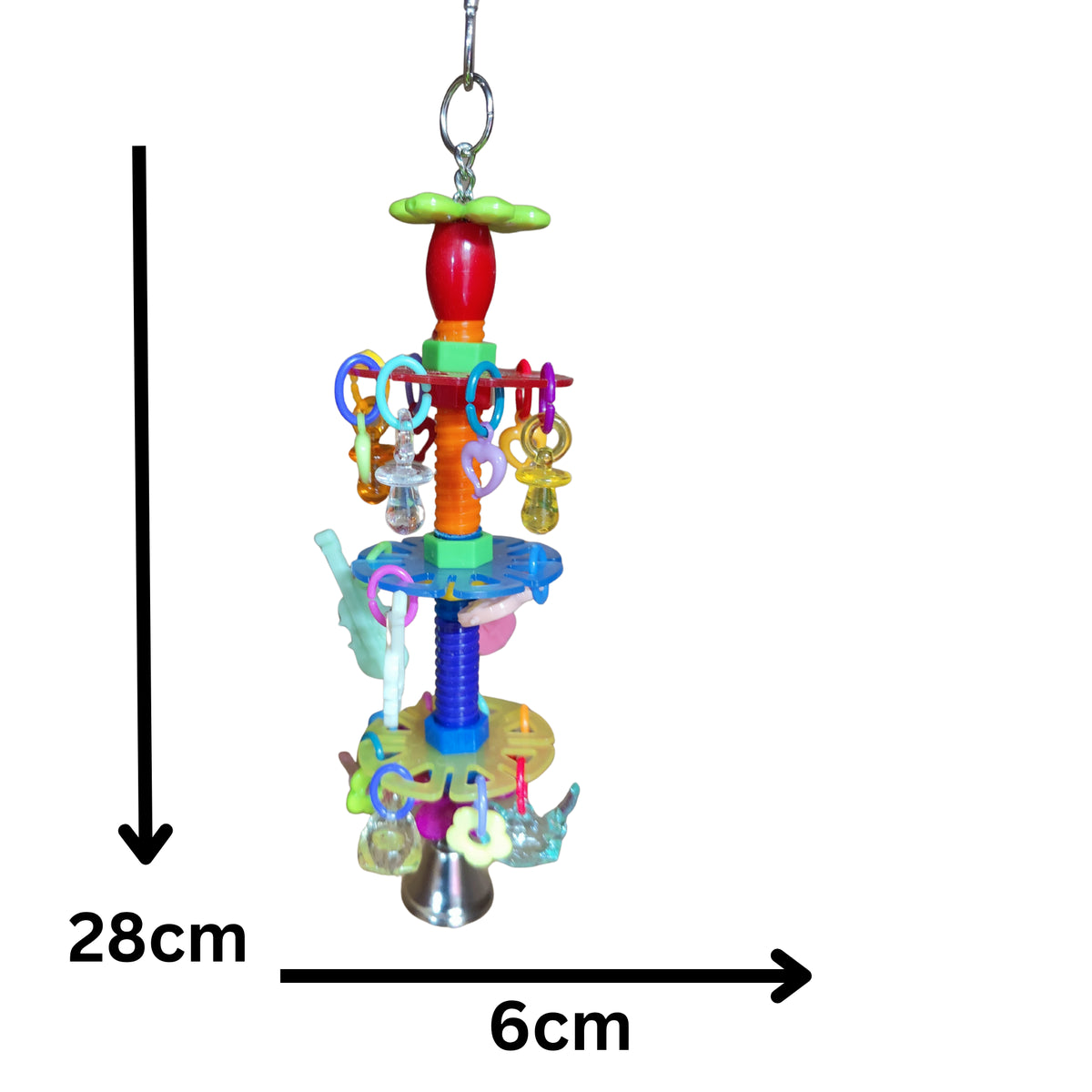 Hanging Fun Bird Toy Lou Lou Bells Bird Toys
