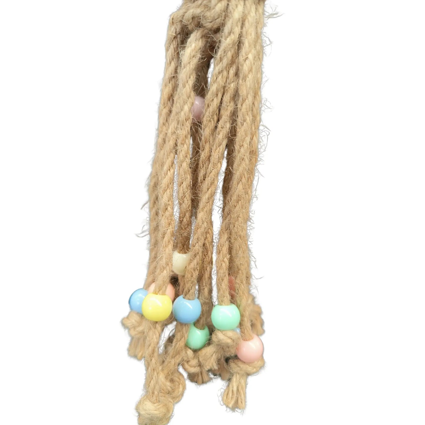 Hanging Jute Bird Toy Lou Lou Bells Bird Toys