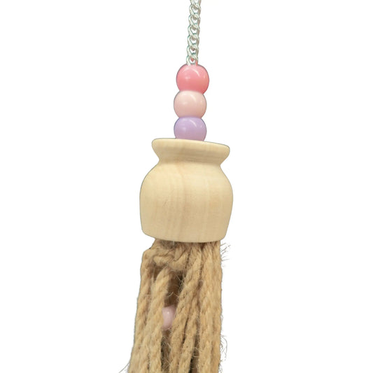 Hanging Jute Bird Toy Lou Lou Bells Bird Toys