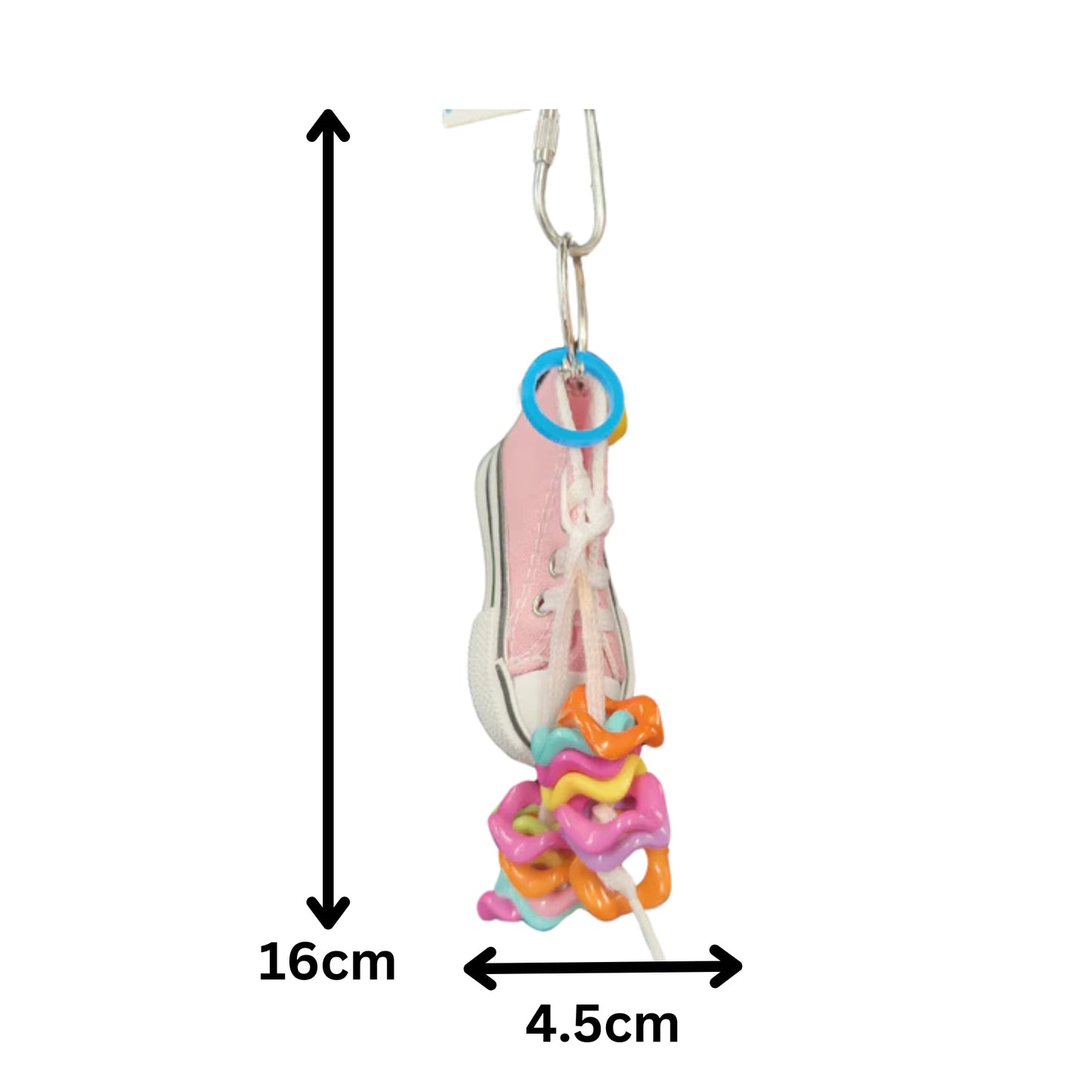 Hanging Shoe Bird Toy Lou Lou Bells Bird Toys