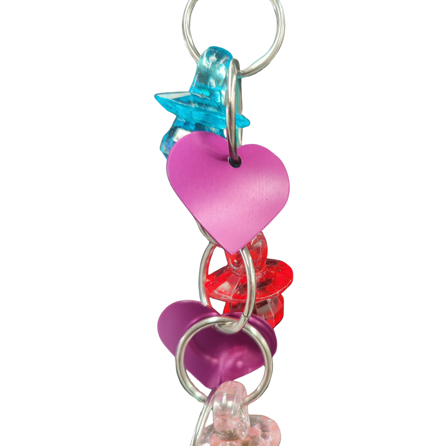 close up heart bling bird toy