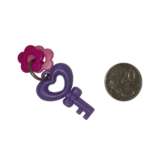 Heart Key Foot Toy Lou Lou Bells Bird Toys