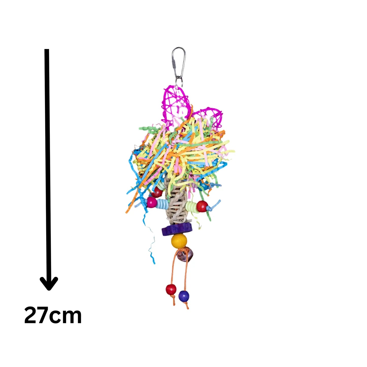 Heart Shred Bird Toy Lou Lou Bells Bird Toys