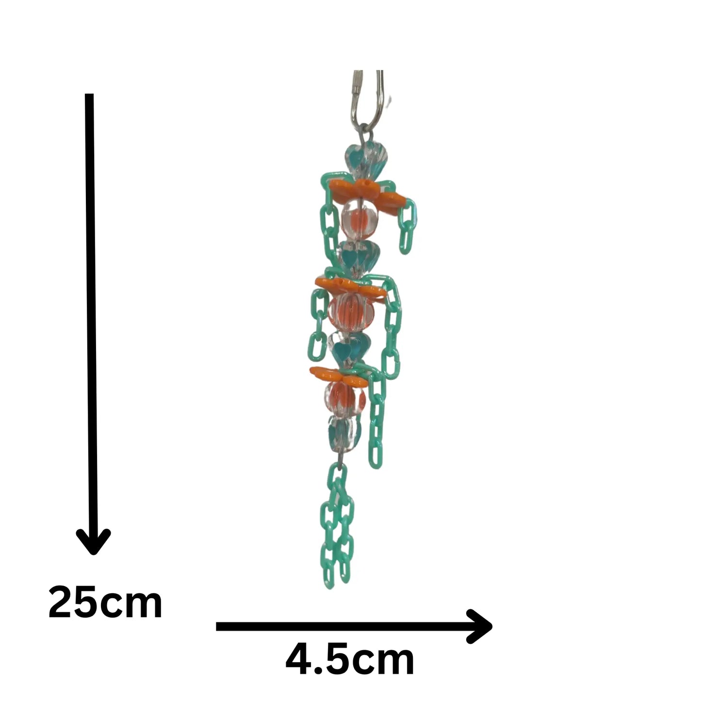 Hearts and Chains Bird Toy Lou Lou Bells Bird Toys