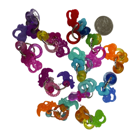 Jungle Animal Foot Toy x 4 Lou Lou Bells Bird Toys