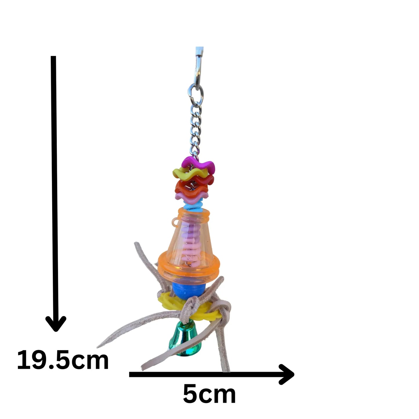 Kalidescope Bird Toy Lou Lou Bells Bird Toys