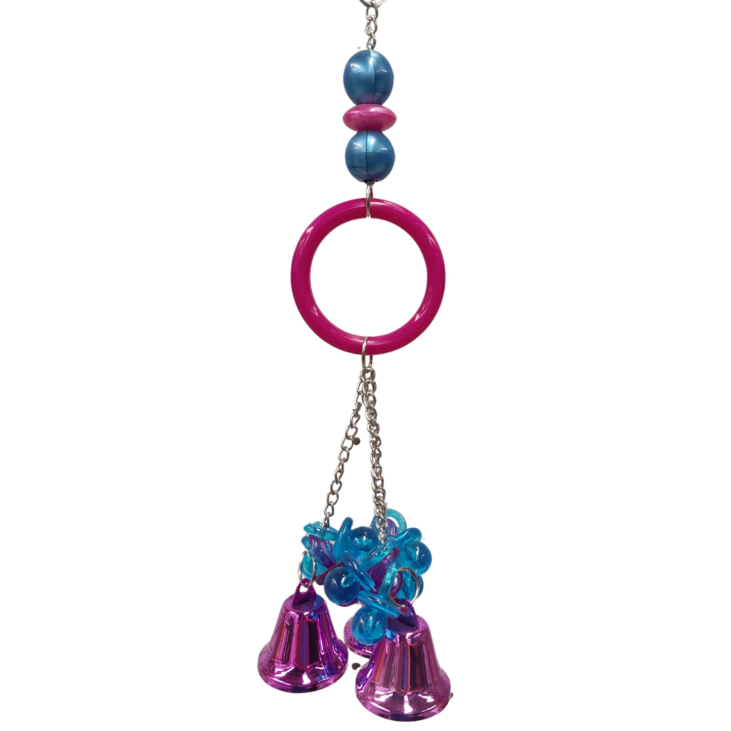 Large Ring Bells and Dummies Bird Toy Lou Lou Bells Bird Toys