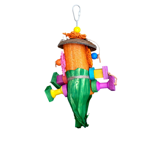 Lufa Man Shredable Bird Toy Lou Lou Bells Bird Toys