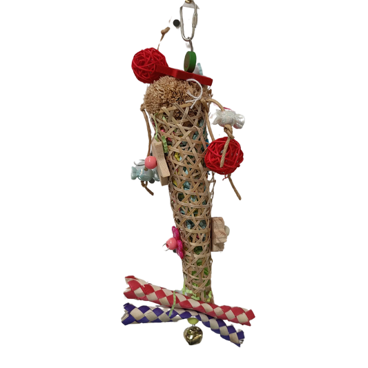 Lanky Bird Toy Lou Lou Bells Bird Toys
