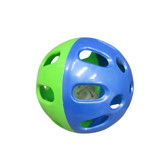 large plastic ball foot bird toy