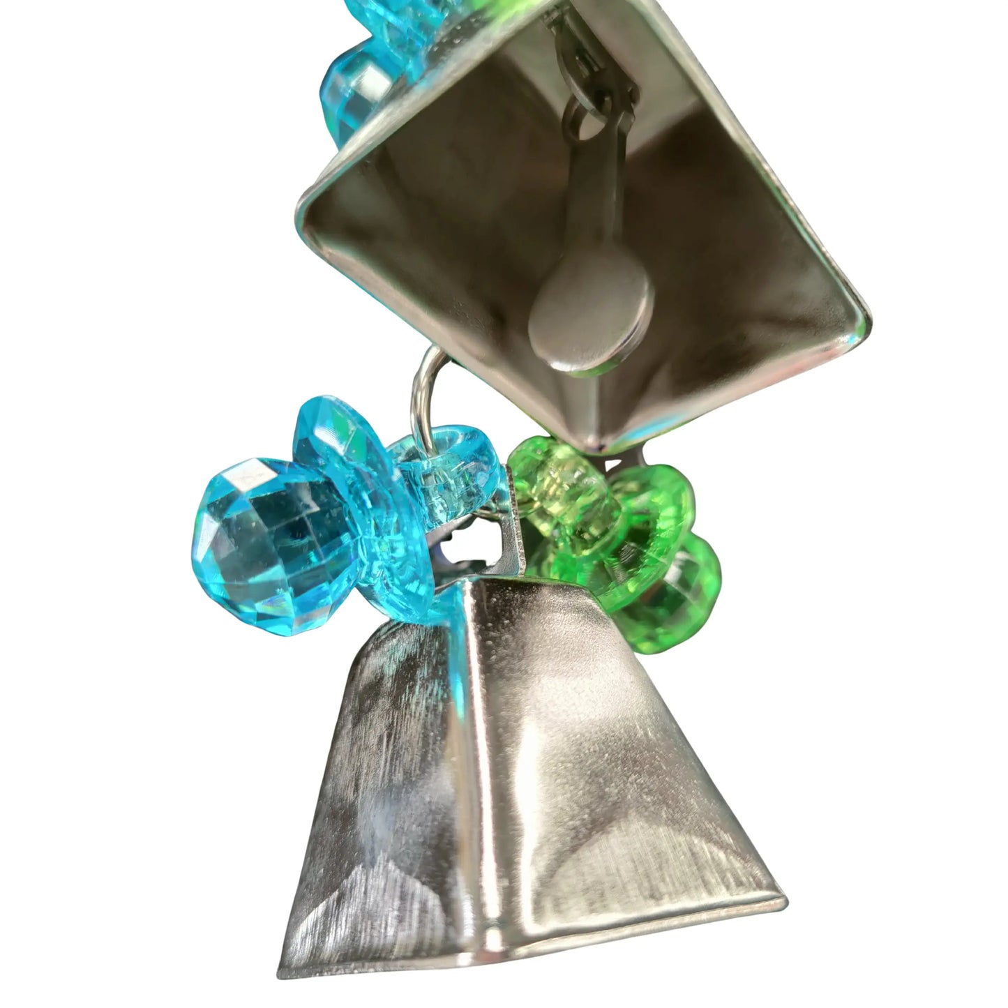 close up of the inside of the cow bell