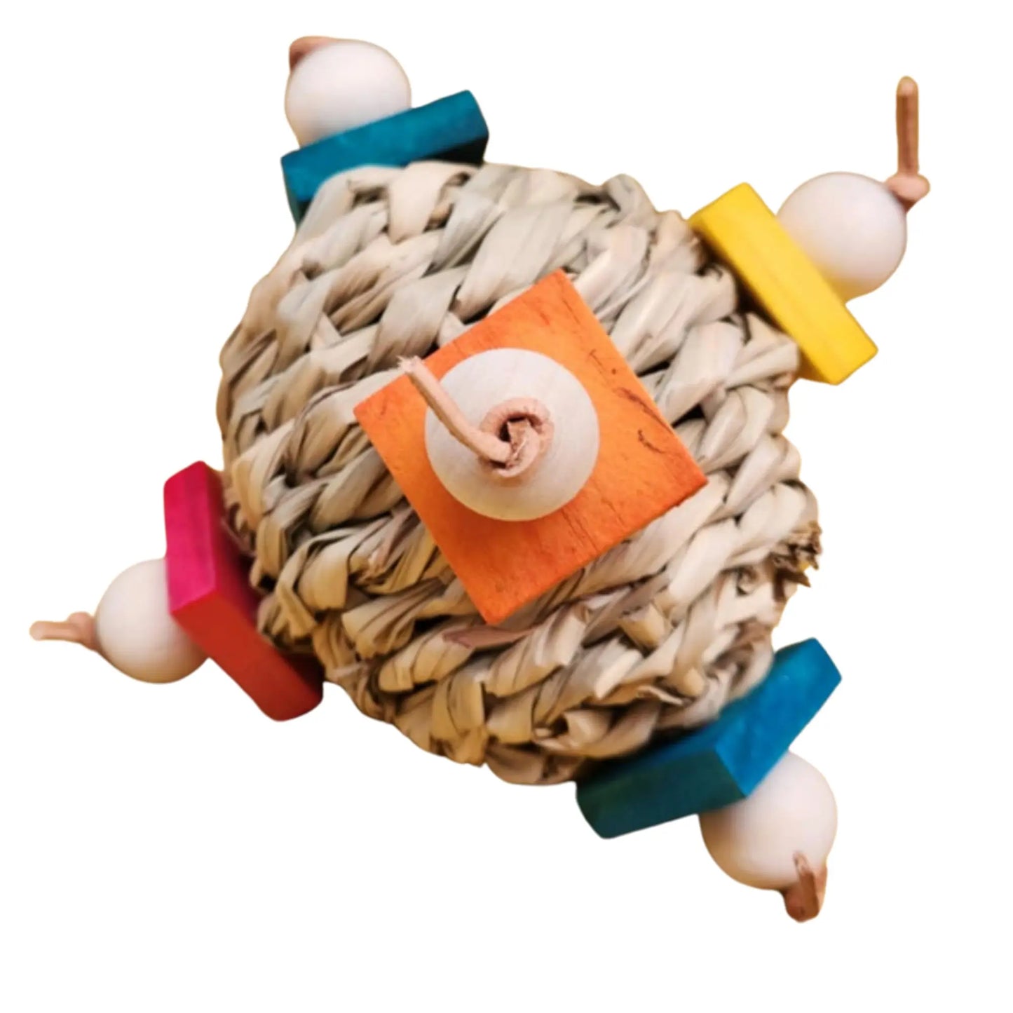 Large Weave Ball Foot Bird Toy Lou Lou Bells Bird Toys