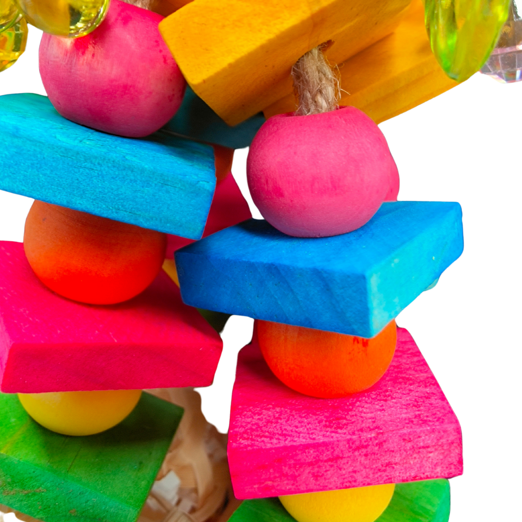 Loaded Cherry Bird Toy Lou Lou Bells Bird Toys