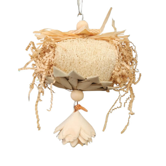 Lufa Log Bird Toy Lou Lou Bells Bird Toys