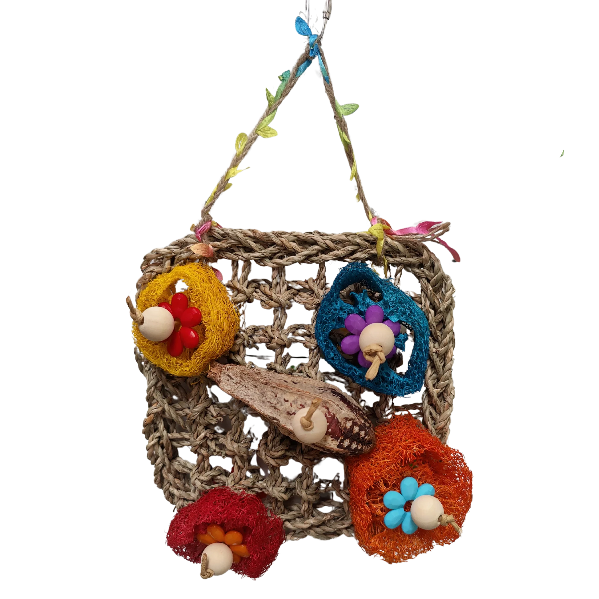Lufa Mat Bird Toy Lou Lou Bells Bird Toys