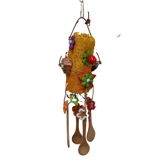 Lufa Spoons Bird Toy Lou Lou Bells Bird Toys